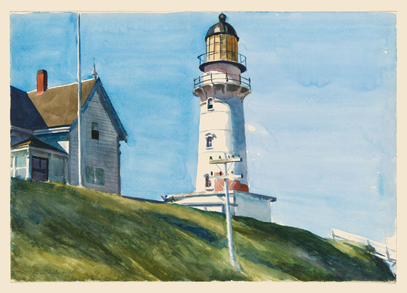Edward Hopper, Lighthouse at two lights